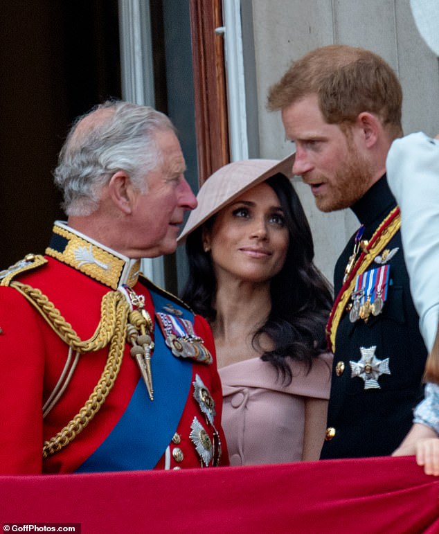 The Duke of Sussex , 39, was given the option to reunite with his father for the evening of September 7 in a gesture from the King. They are pictured here in 2018.