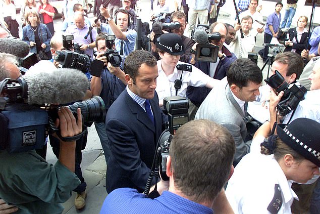 Paul Burrell, the late Princess of Wales's butler, pictured as he arrives at Bow Street magistrates' court, where he pleaded not guilty to three counts of theft