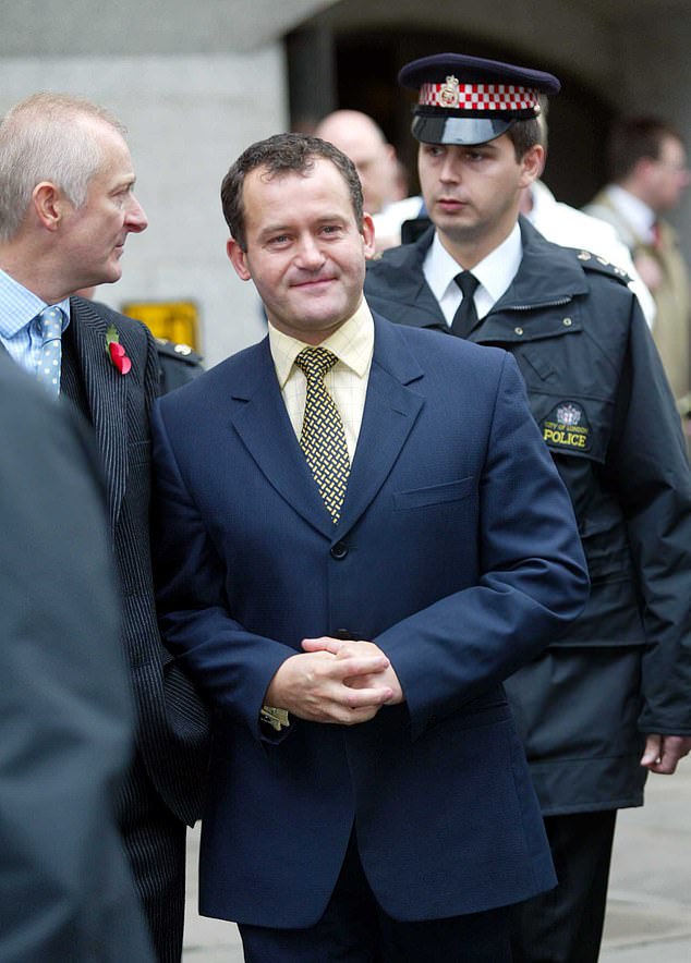 Paul Burrell outside the Old Bailey after all charges against him were dropped