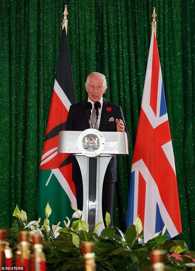 King Charles expressed his 'greatest sorrow and deepest regret' for atrocities suffered by Kenyans during their struggle for independence from British colonial rule in a speech given at a banquet on his state visit to Kenya