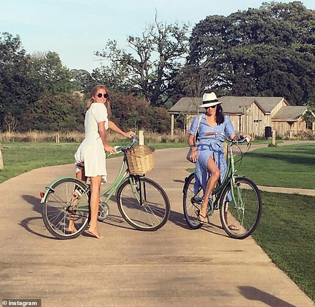 Millie Mackintosh and Meghan Markle pictured together at Soho Farmhouse in Oxfordshire in 2016