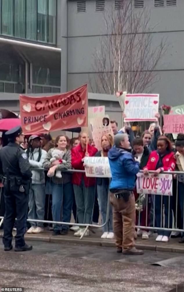 Canary Wharf transformed into a Canadian city as extras transformed into 1990s royal fans welcoming King Charles to the area in scenes in series six of The Crown