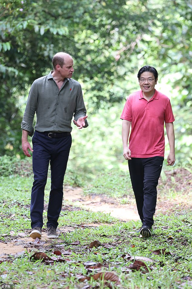 The Prince of Wales and Deputy Prime Minister Lawrence Wong have a discussion today