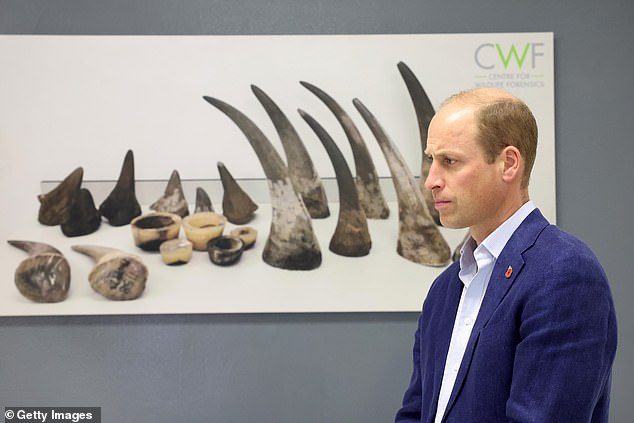 The Prince of Wales visits the Centre for Wildlife Forensics at Lim Chu Kang this morning