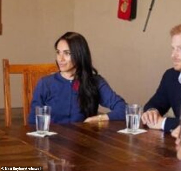 Harry and Meghan  spent the morning with veteran and active duty service members