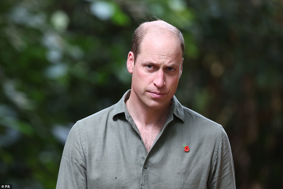 And then yesterday in Singapore Prince William delivered a pitch to be King as he insisted he wants to 'go a step further' than his family and bring real change to the causes he supports, after his Earthshot Awards were held. The Prince of Wales praised the work of other Royal Family members 'spotlighting' important causes, but insisted he wanted to do more than 'just being' a patron. William's remarks as his visit to Singapore comes to a close will likely raise eyebrows at Buckingham Palace as he continues to set out a vision for the monarchy's future. Meghan and Harry's visit to the Marine base at Pendleton was announced on Wednesday by the website of their foundation, Archewell.