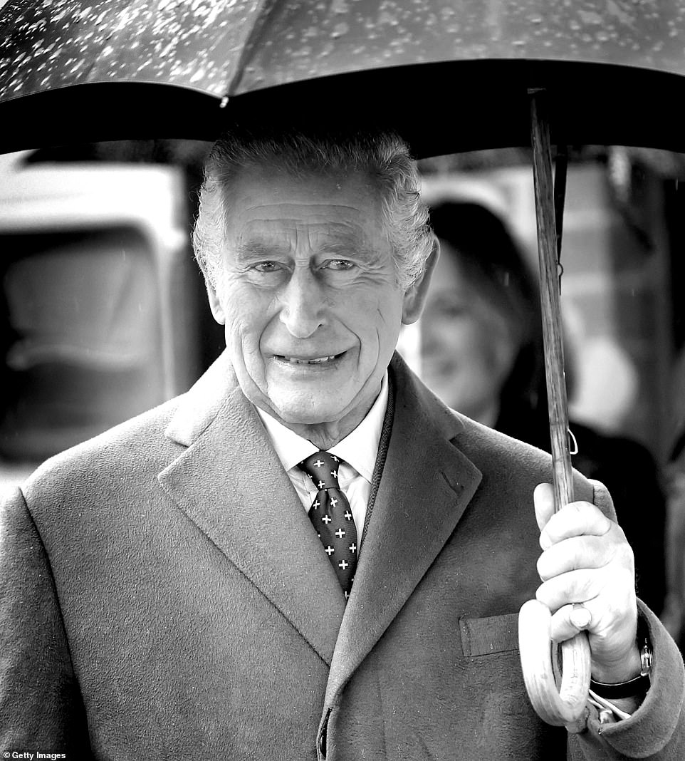 There was also time to chat with Lord Bird, co-founder of The Big Issue, who launched the Coronation Food Project on Monday with a new portrait by Rankin of the King on the front cover. He told the King: 'I haven't seen you for a quarter of a century. Has it been as long as that?' asked the King. 'You haven't changed a bit!' Kelvin, who has sold the Big Issue off and on for 25 years during periodic bouts of homelessness, explained afterwards: 'It just shows he cares. He is reaching out to the general public. He is a good man. The Royal Family always try to help but he really does. The world is in turmoil and we need to all be together. We are all equal. He is using his position to facilitate change. His mother would be proud of him. She was a benevolent and kind person. '