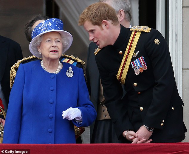 It wasn't until he'd finally landed, and was able to get service back on his mobile phone, that Harry learned that the Queen had passed away at the age of 96