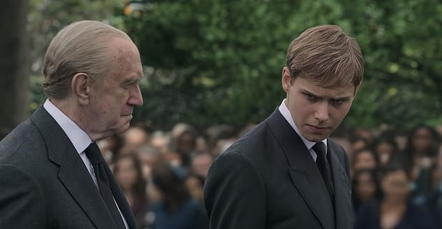 The Crown recreated the moment the Duke of Edinburgh showed concern for William