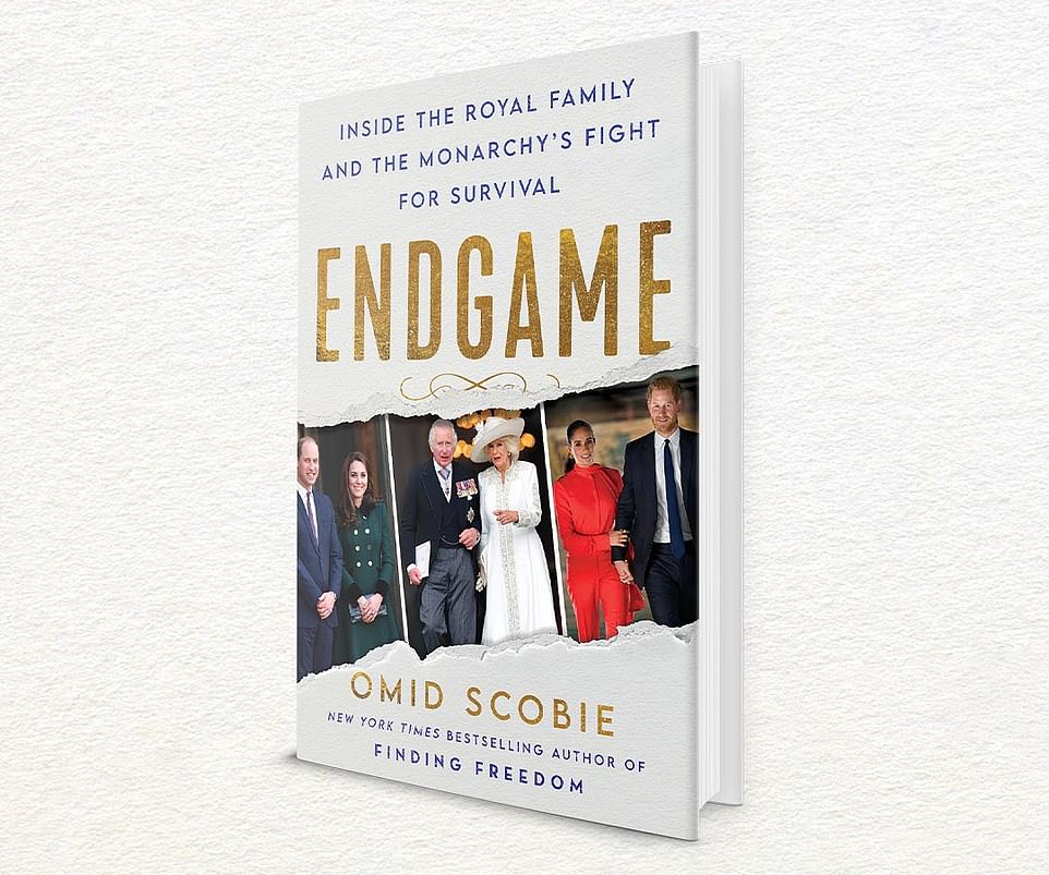 In Endgame, Mr Scobie recounts how the Sussexes had visited the UK for a series of engagements in September 2022 when the palace announced that Queen Elizabeth had been advised by her doctors to rest. He writes: 'By the next morning, the Sussexes had no idea that Buckingham Palace was already planning for the Queen's final hours and the first days of the monarchy's new era ¿ until the duke's phone started ringing. An unknown number. He usually ignored those.' Meghan told her husband to pick up the phone and he accepted the call 'just before it stopped', the author wrote.