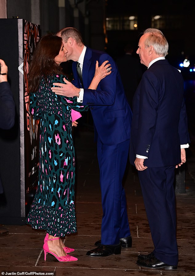 Prince William, 41, greeted organisers of the event in a business-as-usual fashion despite bombshell claims from Omid Scobie