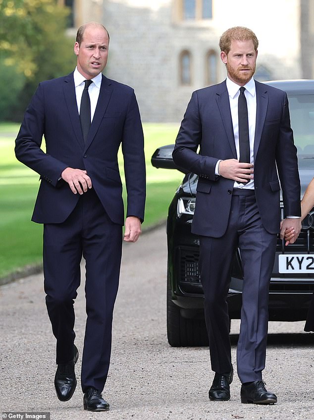 The future king considers his brother to be an 'outsider', Mr Scobie writes, and wanted to distance himself from the Duke of Sussex ever since his marriage to Meghan - who he 'disliked from the start'