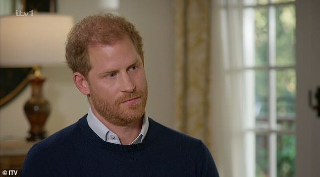 Harry told ITV's Tom Bradby in an interview in January that the Royal Family was not racist