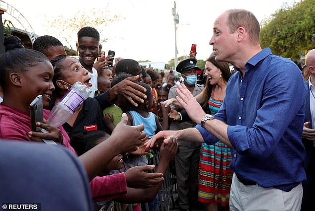 Prince William and Princess Kate were accused of colonial ‘insensitivity’ and author Omid Scobie states his father had a ‘schadenfreude’ – pleasure derived by someone from another person’s misfortune