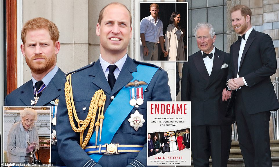 Royal insiders have torn into claims that Prince William ignored his brother's calls as the late Queen lay dying in Balmoral last year. Royal courtiers are said to be furious over the claims made by Harry and Meghan's biographer Omid Scobie, who alleges that the Prince of Wales ignored the Duke of Sussex's calls as he raced to be at the Queen's bedside in Scotland in September last year.