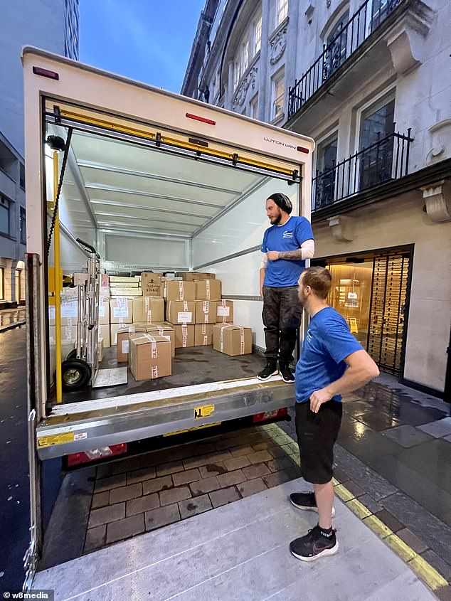 Removal men have been pictured emptying out the hangout spot, Tramp, adored by many celebrities and royals such as Mick Jagger , Jack Nicholson and Princes William and Harry