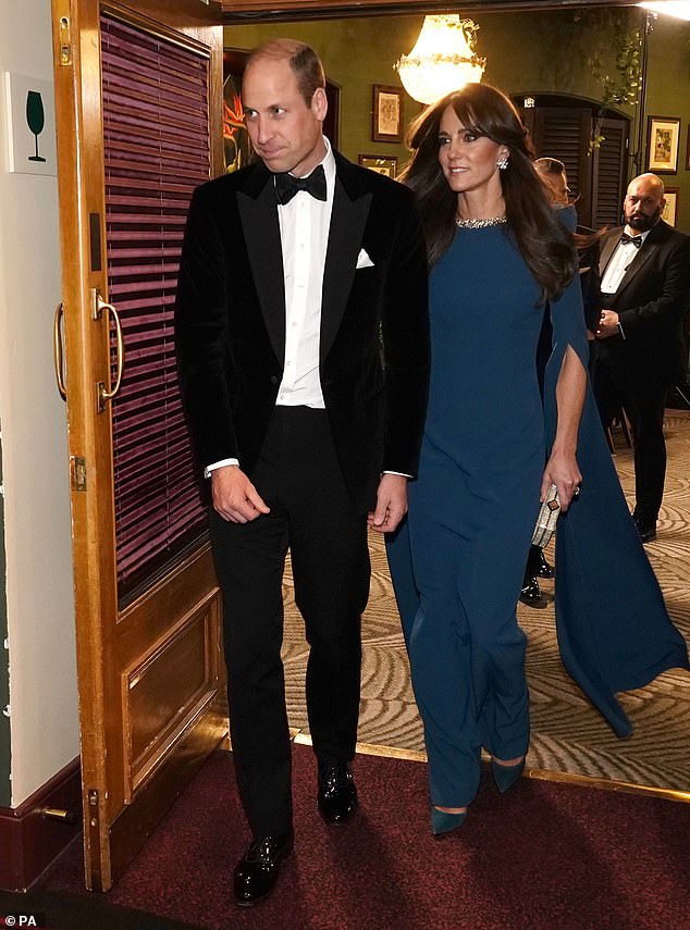 The Prince and Princess of Wales put on a business-as-usual attitude as they attended the Royal Variety Performance 2023