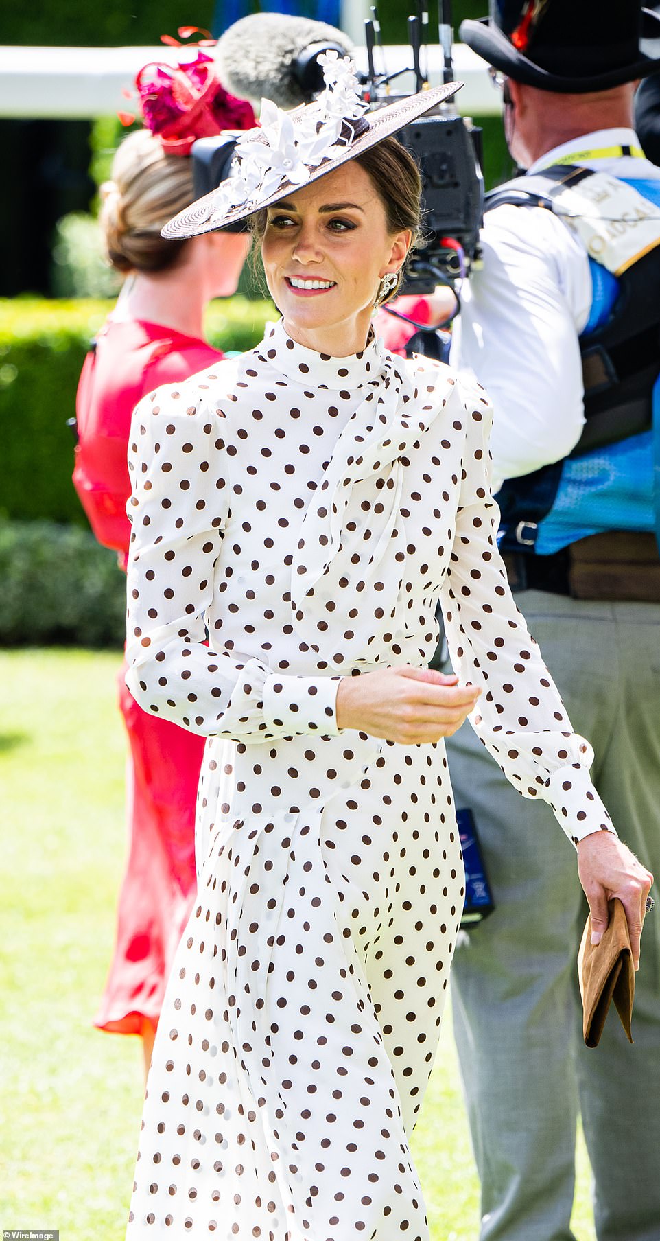 Catherine, the then Duchess of Cambridge attends Royal Ascot at Ascot Racecourse on June 17, 2022