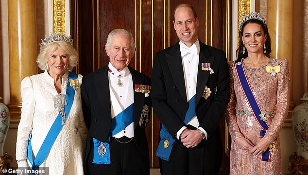 The fabulous four putting on a united front for the official picture