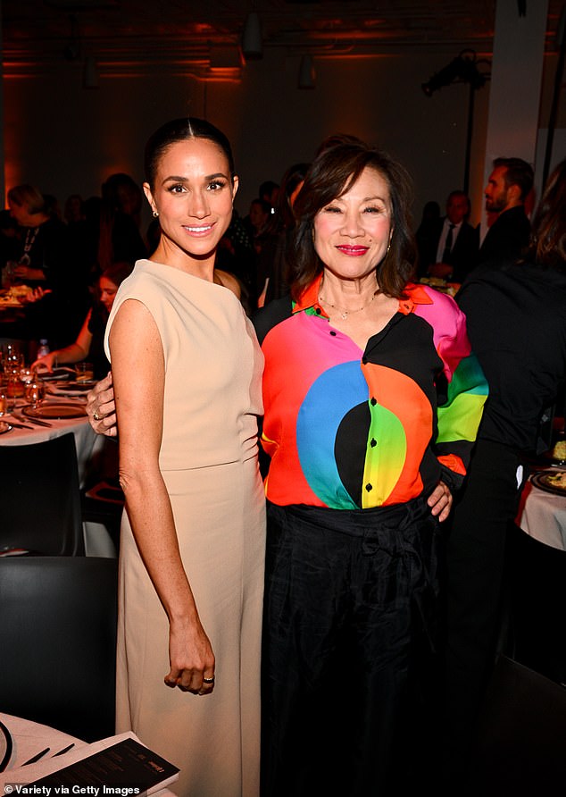 Meghan and Janet Yang, American film producer and the current President of the Academy of Motion Picture Arts and Sciences at the Variety Power of Women event last month