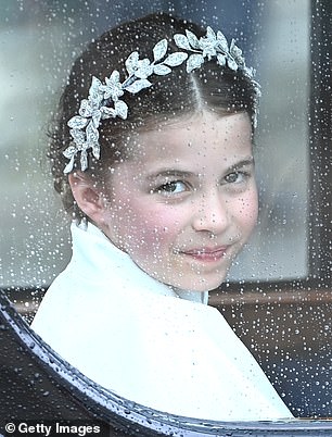 Royal fans noted how much Princess Charlotte looked like her late grandmother Princess Diana at the King's Coronation in May