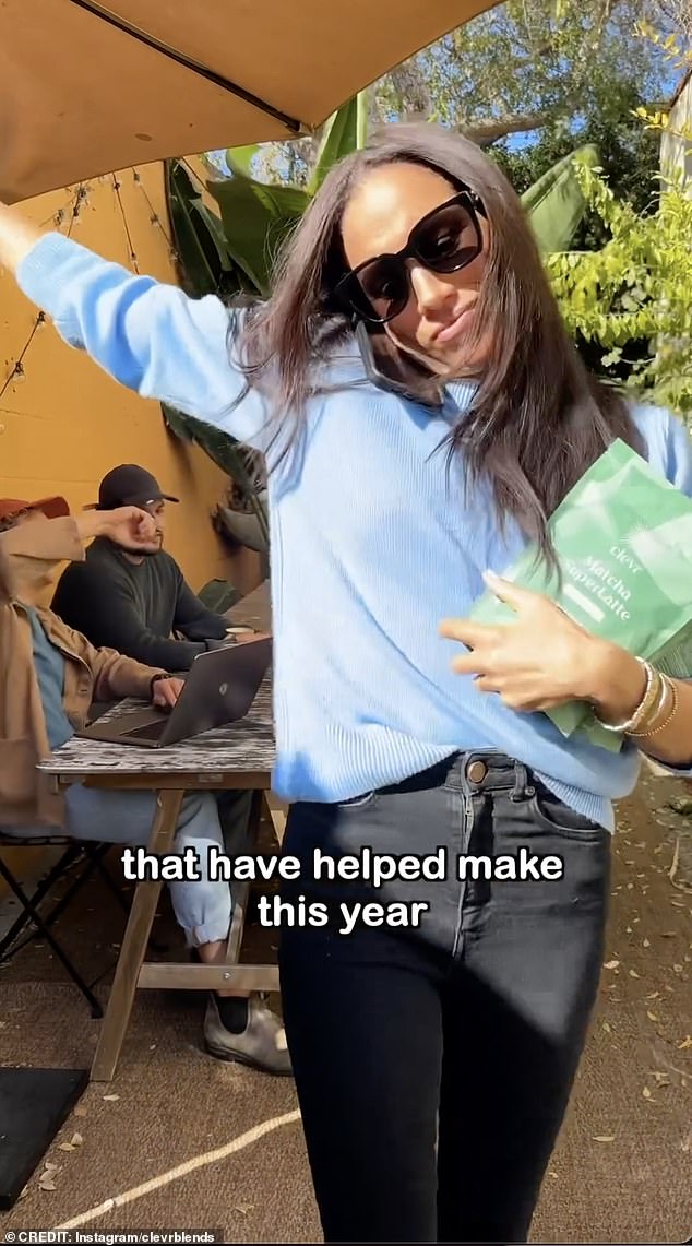 She comically fails to fist bump another member of the team in the final shot as she walks off camera, leading to everyone bursting out laughing before the video end