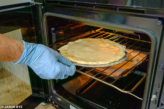 Her former creations were spotted by Queen Camilla, who was particularly impressed by the pie's resemblance to her husband