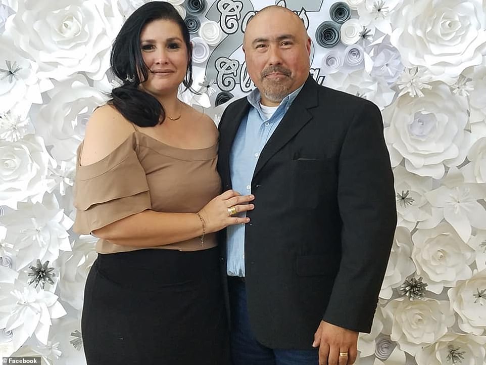 Irma Garcia was shot dead while protecting her students from gunman Salvador Ramos while her husband, Joe, shown here, died of a 'broken heart' just two days later