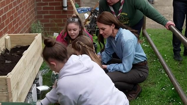 The speech included a montage of working royals, including the Princess of Wales and Princess Charlotte