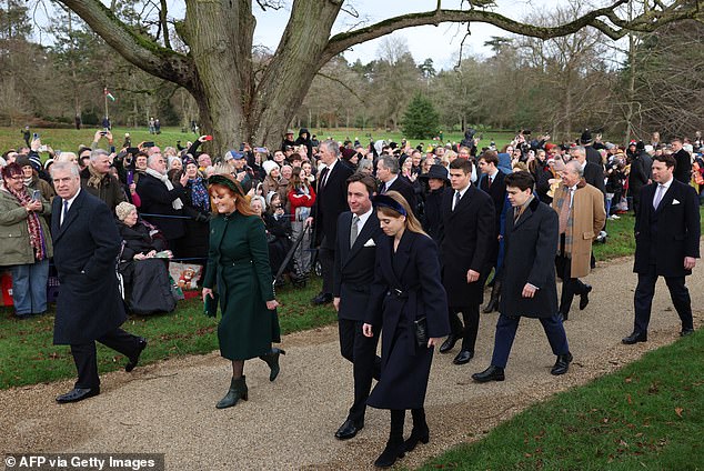 Other members of the firm, including Prince Andrew, Duchess of York, Princess Beatrice, Edo Mapelli Mozzi, David Linely, and the Chatto were in attendance