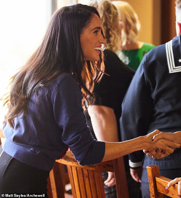 Ahead of Veterans' Day, Meghan visited San Diego ahead of Veterans' Day