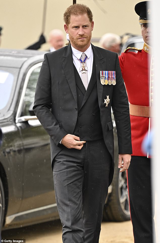 Prince Harry arrives for the Coronation of his King Charles III at Westminster Abbey. Tory backbencher Bob Seely says Harry should be stripped of his Dukedom - and Richard Eden agrees