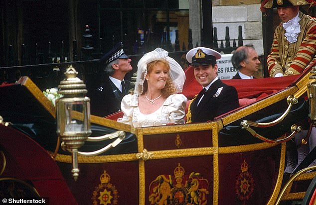 The wedding of Prince Andrew and Sarah Ferguson on 23 July, 1986