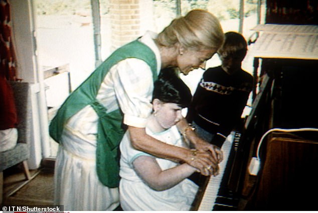 The Duchess of Kent visits the Helen House Hospice in 1985