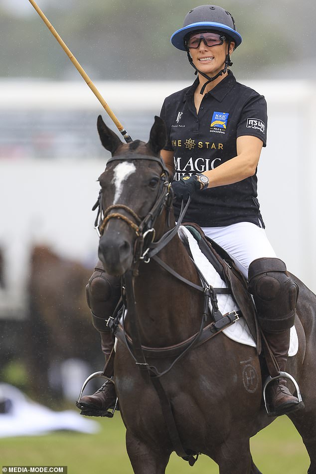 The exciting event saw professional polo players - including equestrian enthusiast Zara, Nacho Figueras and Delfina Blaquier - play two games