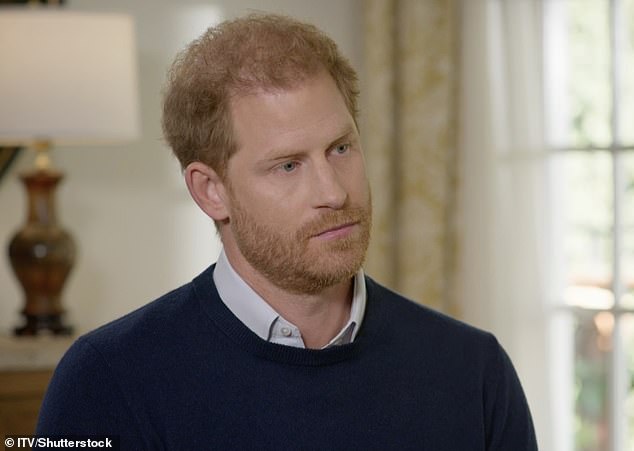 Prince Harry interviewed by ITV's Tom Bradby in California ahead of the release of his memoir