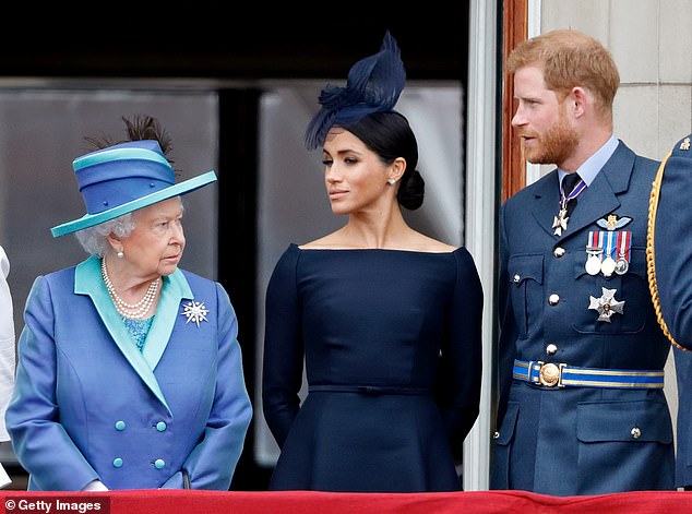 A member of Queen Elizabeth's staff said she was 'as angry as I'd ever seen her' after Harry and Meghan publicly stated they would not have used her private family nickname if she had not been 'supportive'