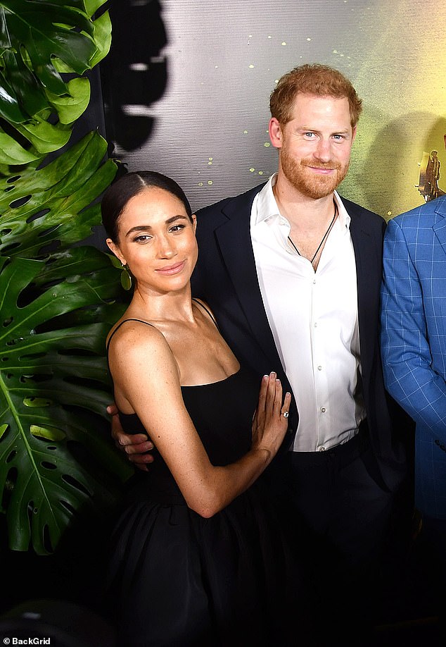 Prince Harry and his wife, Meghan Markle made a surprise appearance at the world premiere of Bob Marley: One Love on Tuesday in Kingston, Jamaica