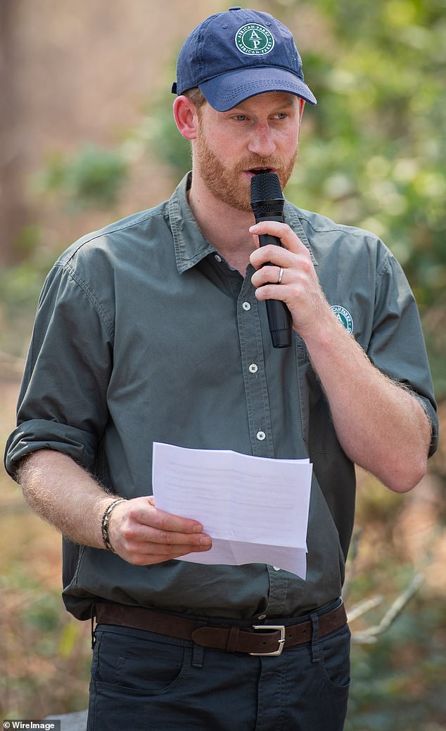 Prince Harry was the charity's president for six years until being elevated to the governing board of directors