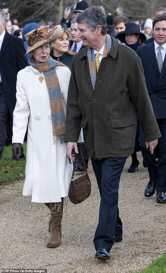 Prince Andrew and Sarah Ferguson were alos in attenadnace