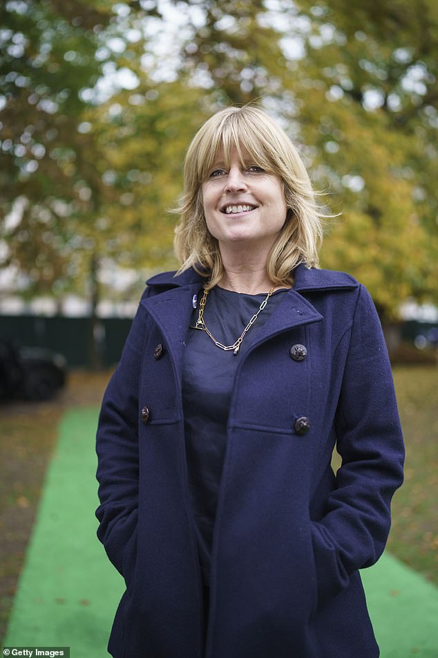 Interviewing Emma Manners, Duchess of Rutland, Rachel Johnson (pictured) notes she’s long ‘amicably separated’ from the Duke