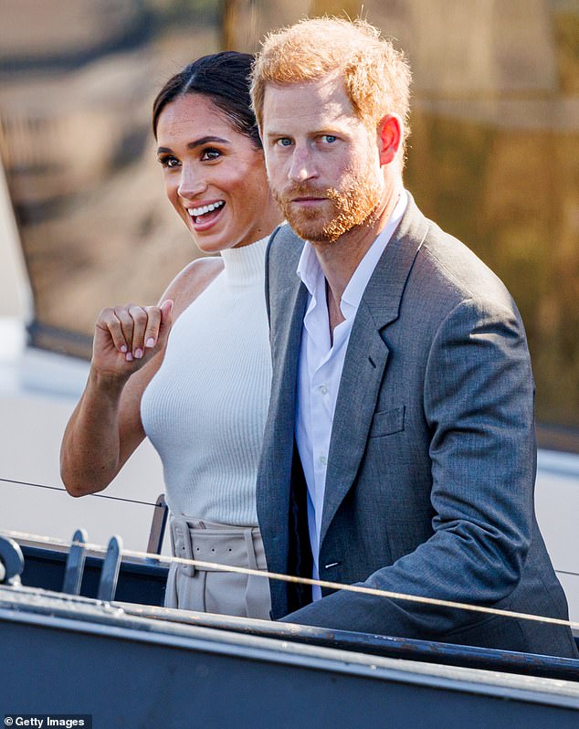 A pensive Prince Harry is photographed in Dusseldorf last year during the 2023 Invictus Games