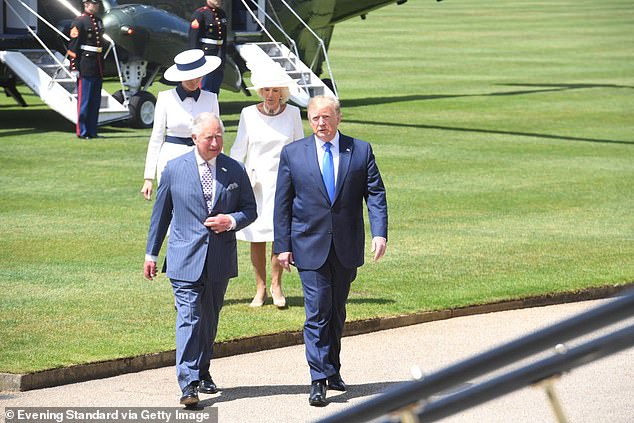 Trump met with Charles on his state visit in 2019