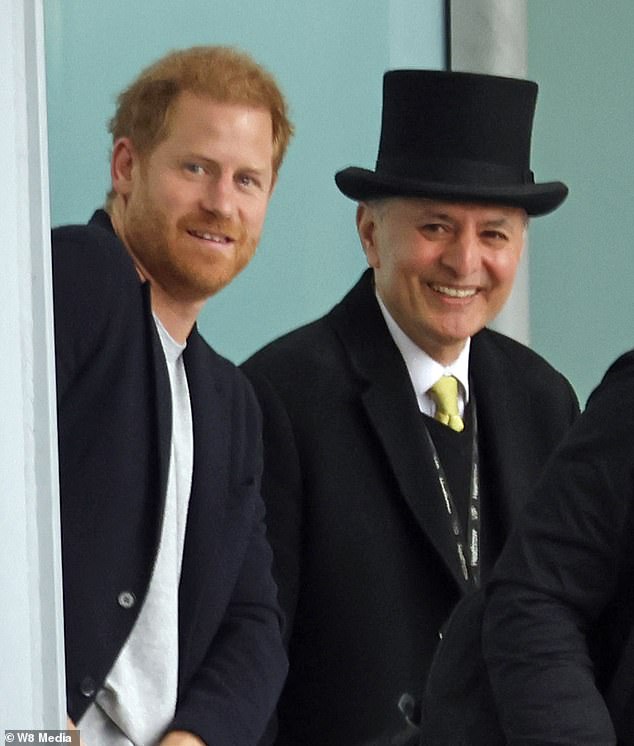 The Duke of Sussex, Prince Harry, pictured at the Windsor Suite at London Heathrow Airport on the way back to the US after seeing his father