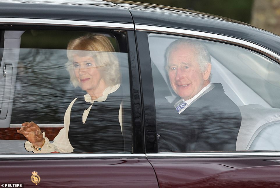 Harry had flown more than 5,000 miles from Los Angeles to London after his father informed him of his diagnosis. He traveled without his two young children Prince Archie, four, and Princess Lilibet, two. It was their first formal meeting in person since the late Queen Elizabeth II's funeral in September 2022. The prince did attend Charles's coronation at Westminster Abbey in May last year but was not seen interacting with the newly-crowned King and Queen.