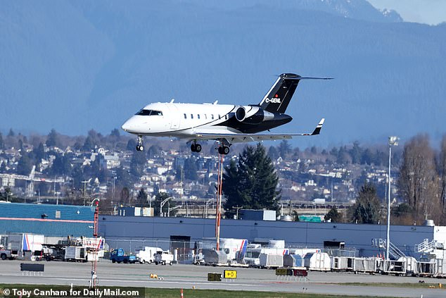 The hop to Vancouver Island took 15 minutes and covered a distance of just 34 nautical miles