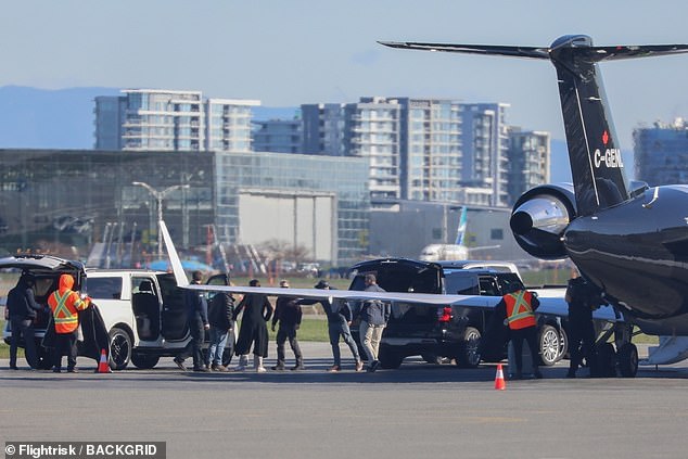 The Duke of Sussex arrives in Vancouver yesterday for the Invictus Games events this week