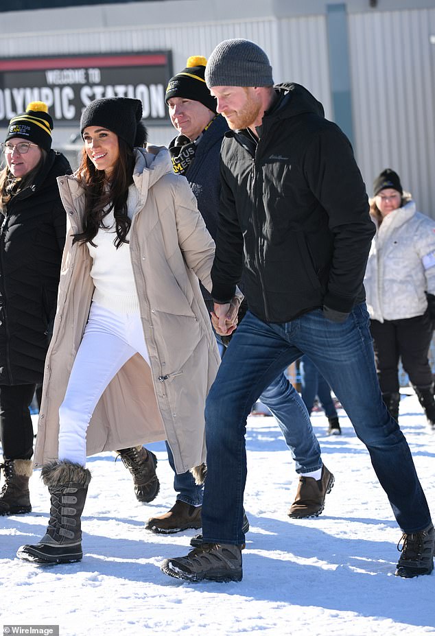 Meghan and Harry attend the Invictus Games One Year To Go Event on February 14