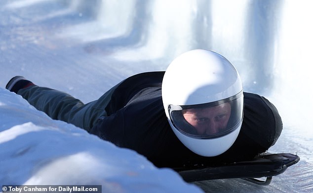 Prince Harry achieved an impressive top speed of 61 miles-per-hour during his daring adventure