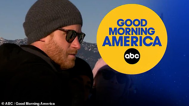 An interview with Prince Harry is being broadcast on ABC's Good Morning America today